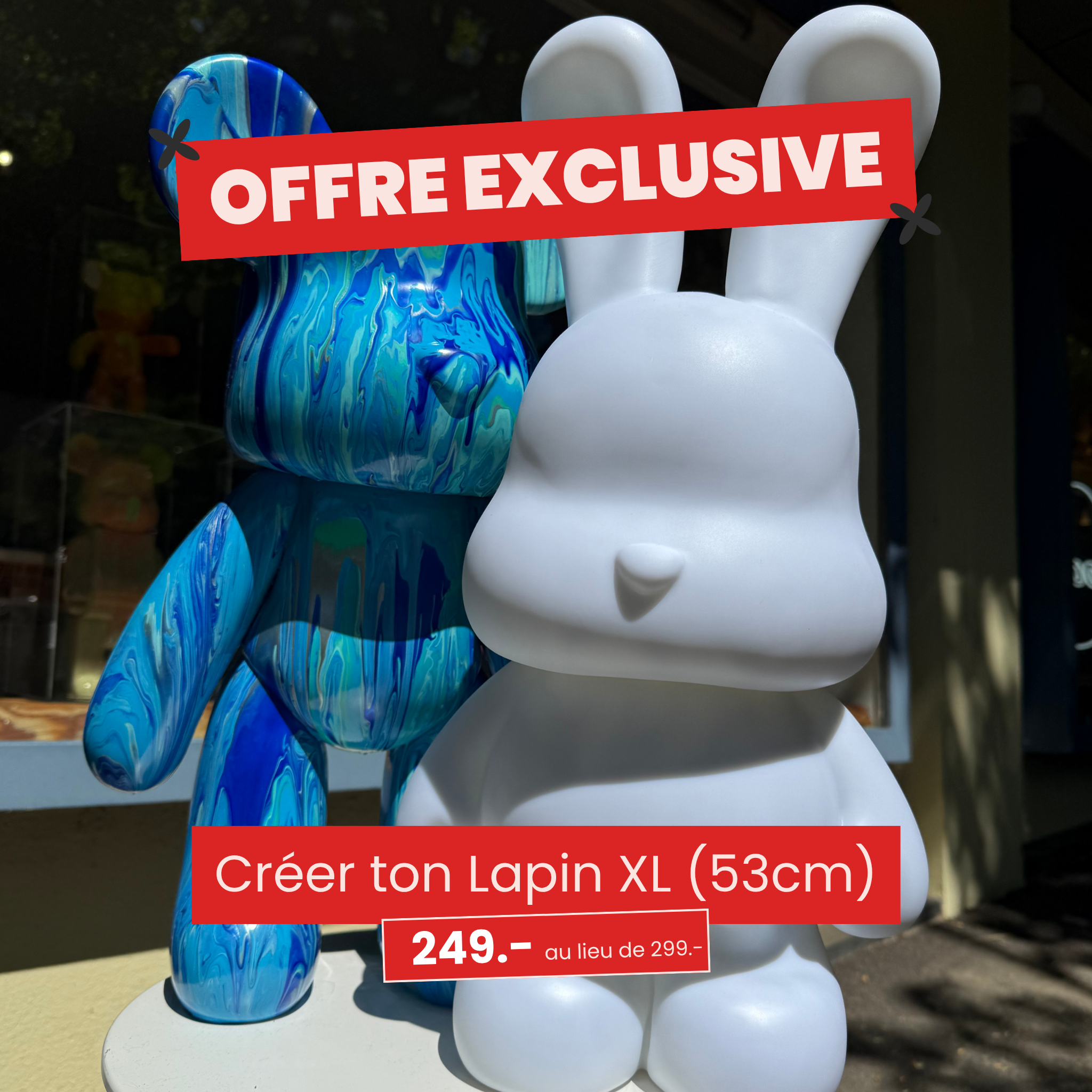 Créer ton Lapin Géant ! Taille XL (53cm)