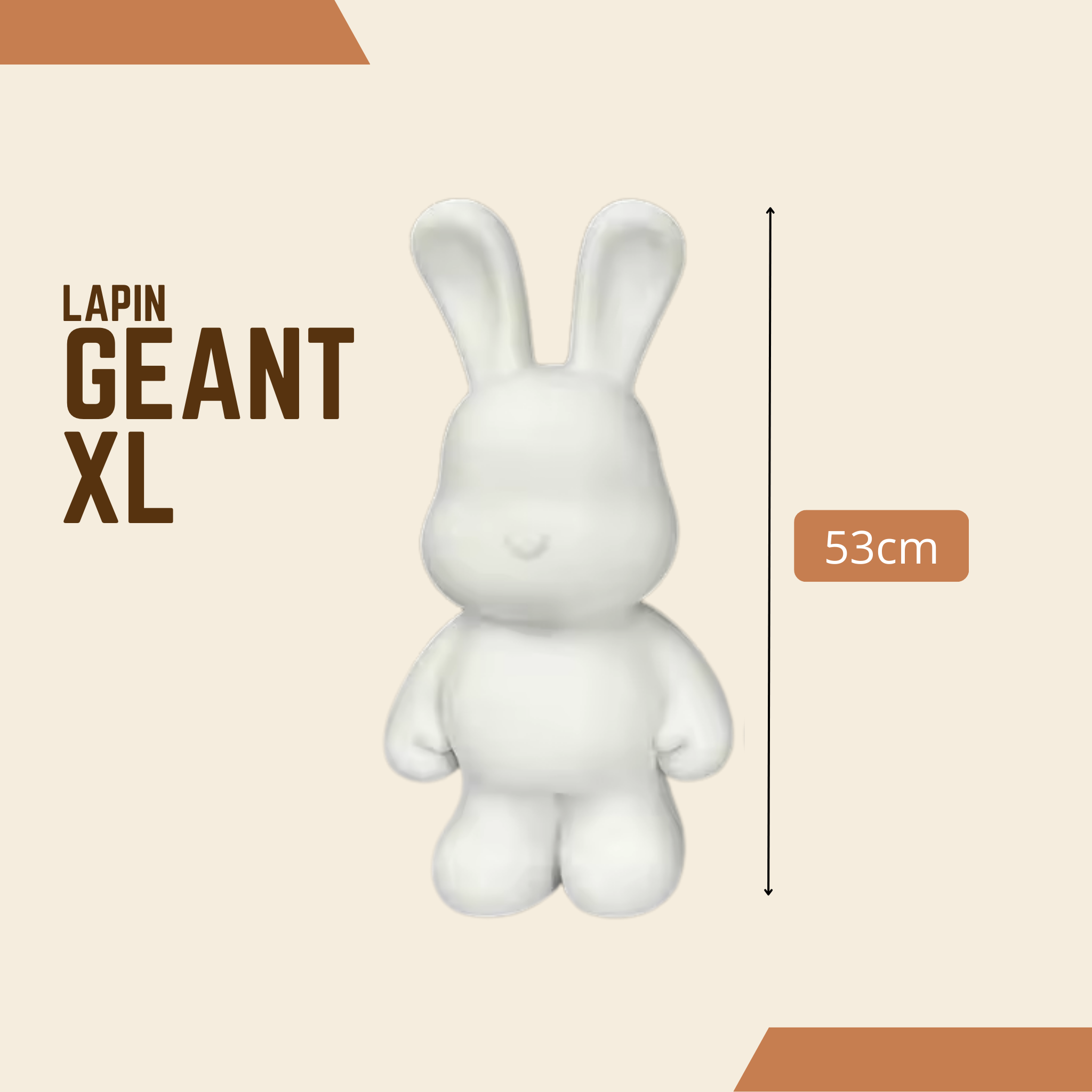 Atelier fluid painting sur lapin Géant ! Taille XL (53cm) pour 2 pers.