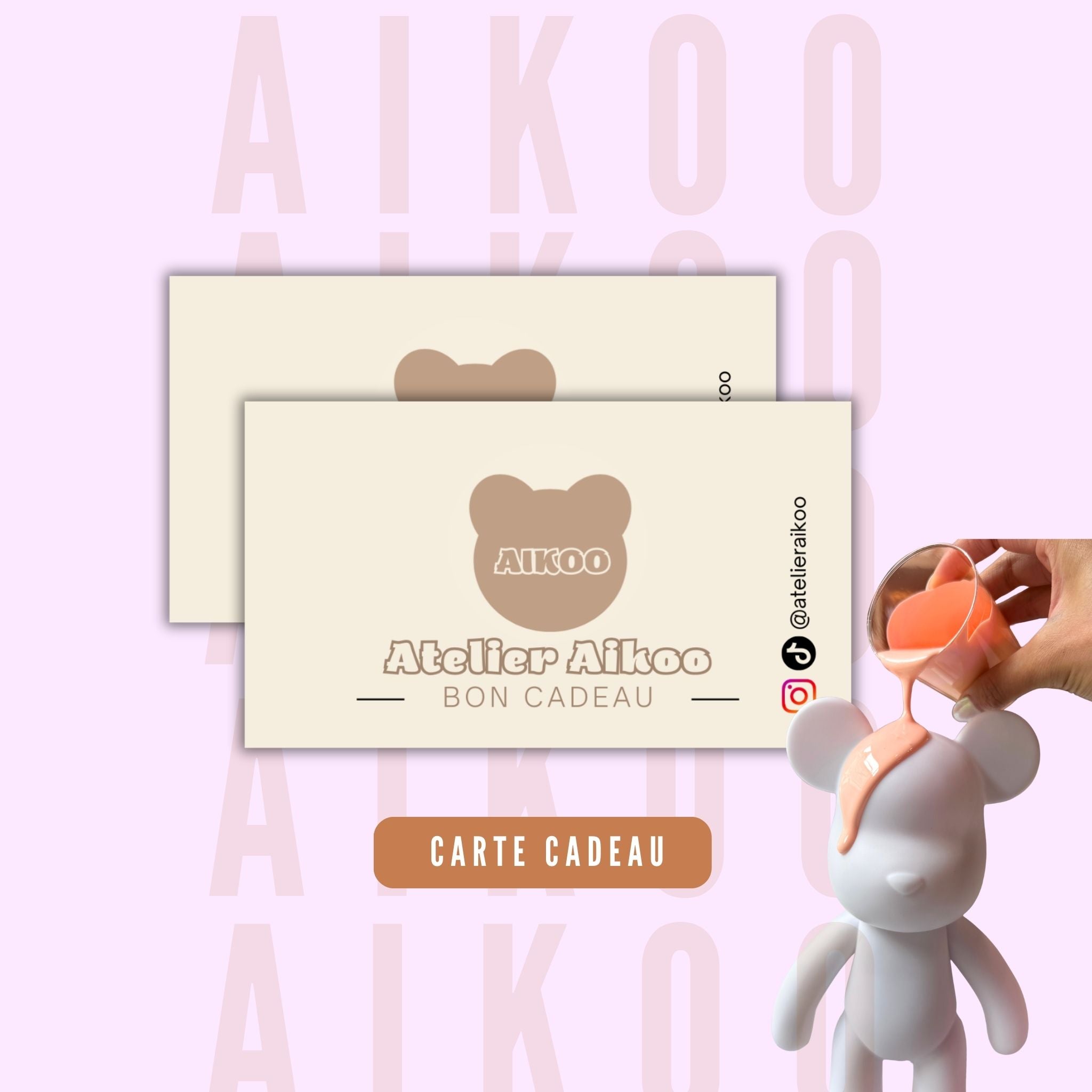 carte cadeau atelier créatif