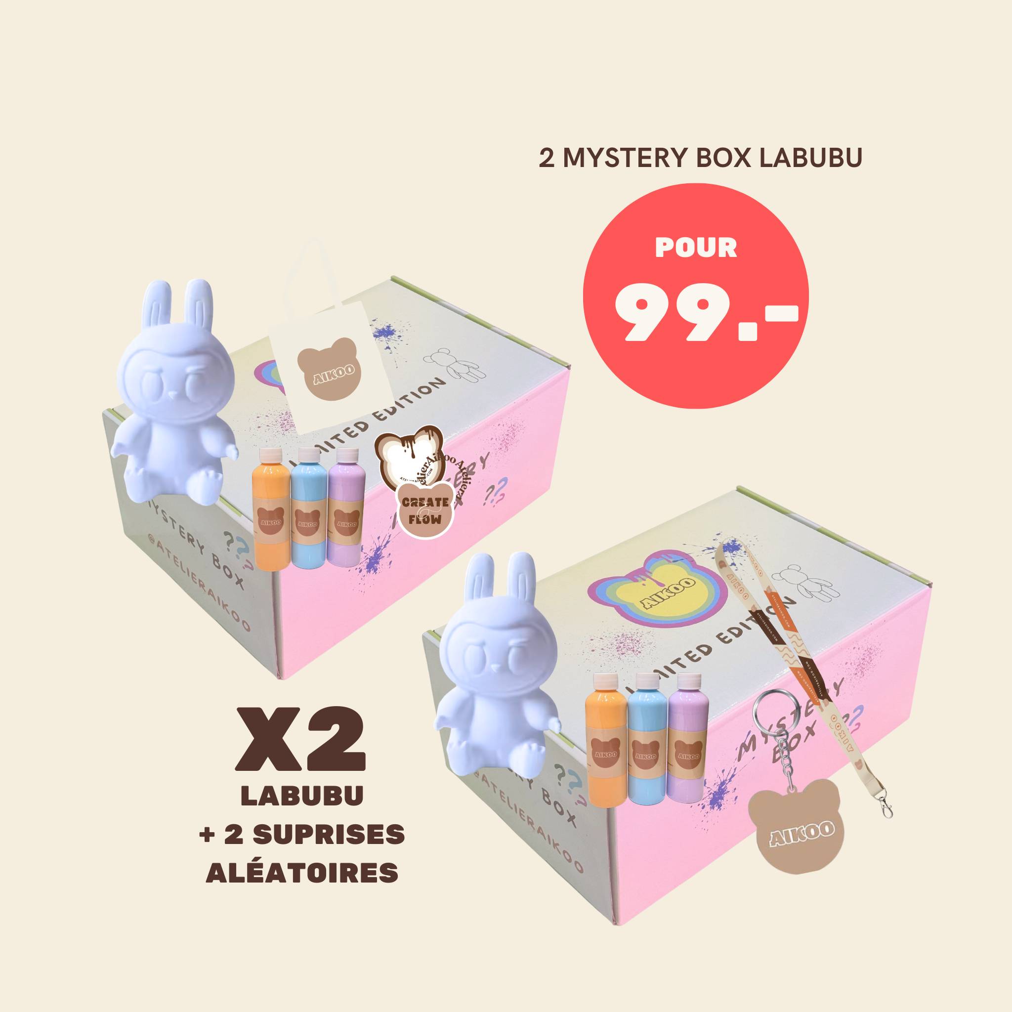 🎁 OFFRE SPÉCIALE – 2 MYSTERY BOX LABUBU ✨